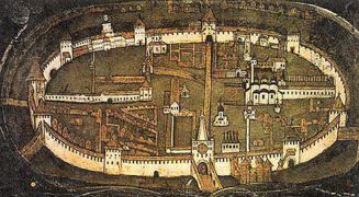 Новгородський кремль на Михайлівській іконі XVII століття