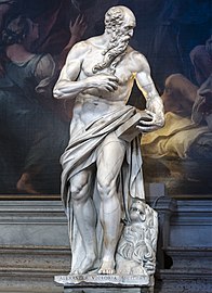 Frari (Venice) nave right - Altar of san Giuseppe da Copertino - St.Jerome by A.Vittoria.jpg