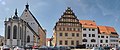 Freiberg Cathedreal with Untermarkt Aug 2009