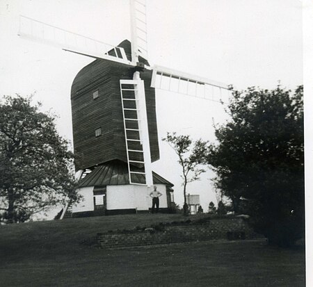 Fryerning Windmill, Essex, 1965