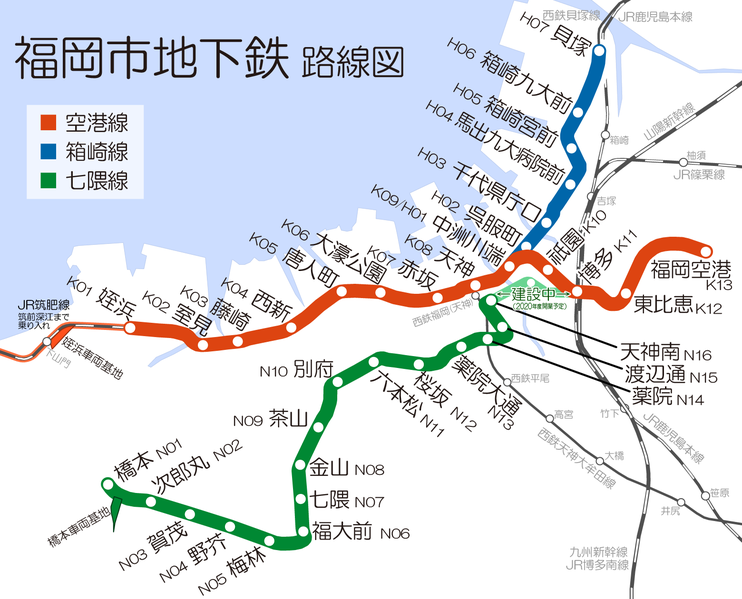 File:Fukuoka city subway map JA.png