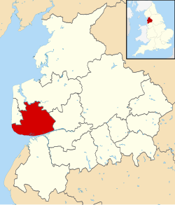 Lancashire ve İngiltere'de gösterilir