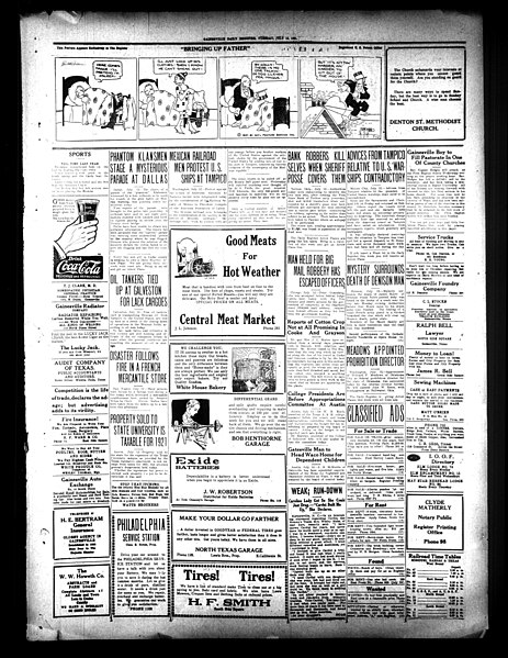 File:Gainesville Daily Register and Messenger (Gainesville, Tex.), Vol. 37, No. 295, Ed. 1 Tuesday, July 12, 1921 - DPLA - 6b20c4ea2e4200fa3c56c1aab49aad6f (page 3).jpg