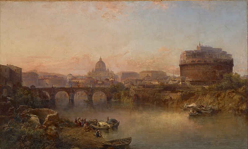 File:George Loring Brown - Sunset on the Tiber, Rome - 79.146 - Indianapolis Museum of Art.jpg