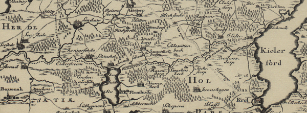 Karte zu Levensau