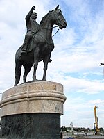 Goce Delčev, spomenik u Skoplju.JPG