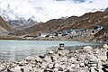 A aldeia de Gokyo e o lago Duth Pokhari