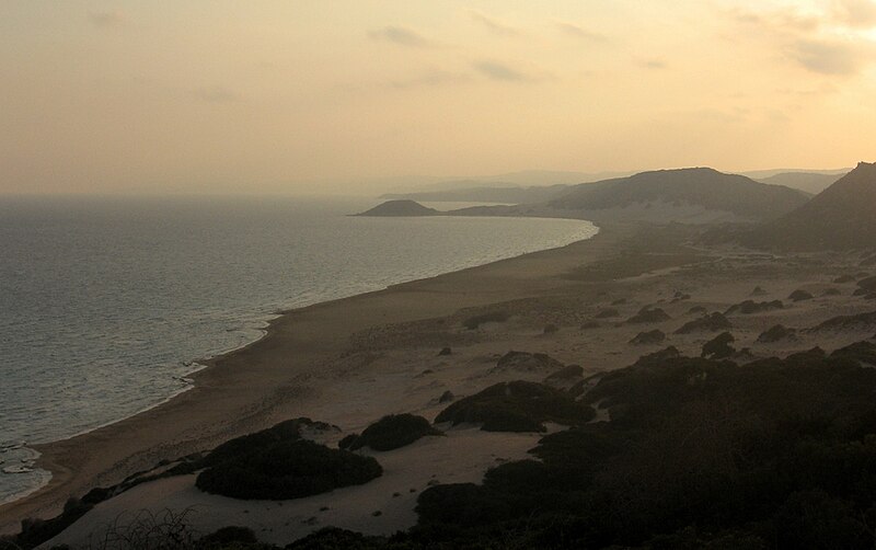 File:Golden beach at sunset.jpg