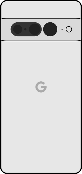 File:Google Pixel 7 Pro back (Snow).svg