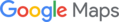 Logo di Google maps, un servizio internet geografico sviluppato da Google che consente la ricerca e la visualizzazione di carte geografiche di buona parte della Terra.