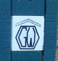 Detail of the waymark used on the Gordon Way