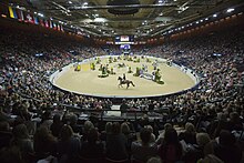 The arena during the Göteborg Horse Show.