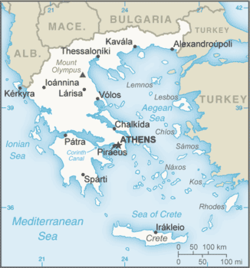 Location of Greece