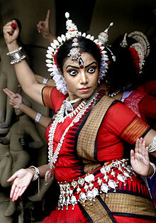 A Hindu dance depicting the goddess Durga Guru Sanchita Bhattacharya performing as DURGA.jpg