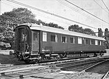 Salonrijtuig NS SR 8 van de koninklijke trein; 17 augustus 1954.