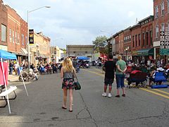 Downtown Streetscape during Harmont Fest, 2012