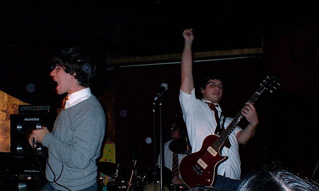 Harry and the Potters on stage in Greenpoint, Brooklyn on September 23, 2006