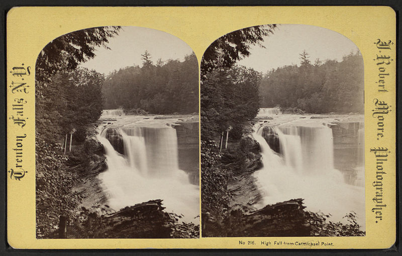 File:High Fall from Carmichael Point, by J. Robert Moore.jpg