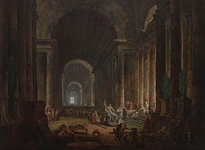 «Լաոոկոն»-ի հայտնաբերումը (1773), 119.3 x 162.5 սմ, Վիրջինիայի գեղարվեստի թանգարան