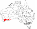 IBRA regions with Mallee region in red