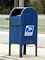 A USPS collection box without a "snorkel"