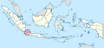 Jakarta Special Capital Region in Indonesia (special marker).svg