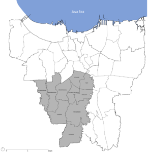 Peta Jakarta Selatan