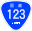 Japanese National Route Sign 0123.svg