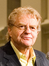 Springer giving a speech at Emory University in 2007 Jerry Springer at Emory (cropped).jpg