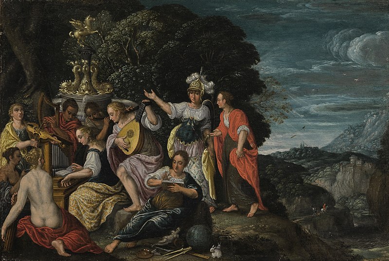 File:Johann König - Minerva Visiting the Muses on Mount Helicon.jpg