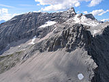 Kaltwasserkarspitze (2733 m) von der Moserkarspitze
