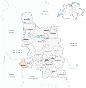 Localização de Mägenwil