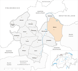 Muttenz - Carte