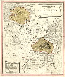 Körnersdorf, ein Dorf im Süden der Herrschaft Sulzbürg auf einer Karte von 1748