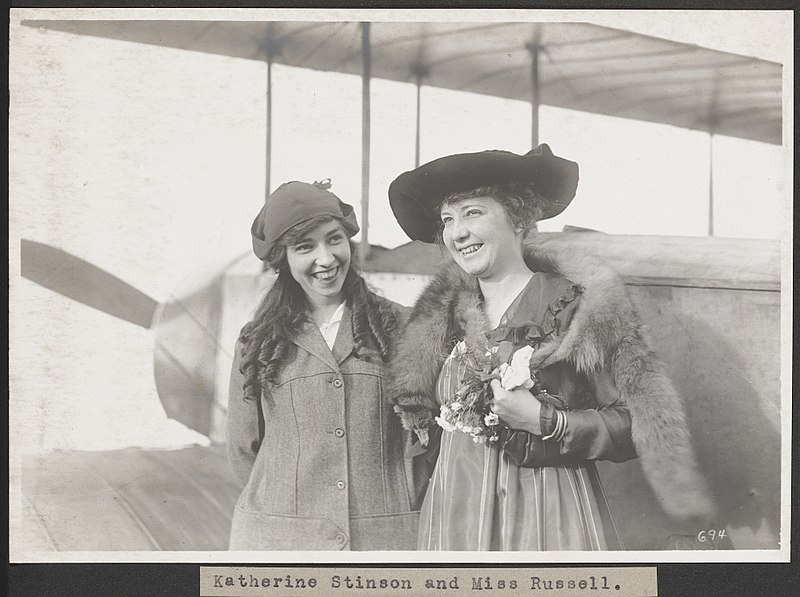 File:Katherine Stinson and Miss Russell.jpg