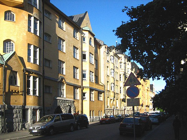 Housing cooperatives built around 1902 in the popular Jugendstil style.