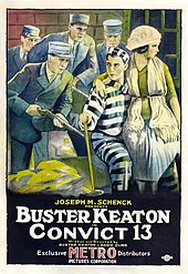 Theater poster for Convict 13 (1920) Keaton Convict 13 1920.jpg