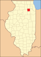 Kendall County at the time of its creation in 1841