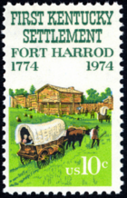 Fort Harrod, KY
1974 issue Kentucky settlement 1974 U.S. stamp.tiff