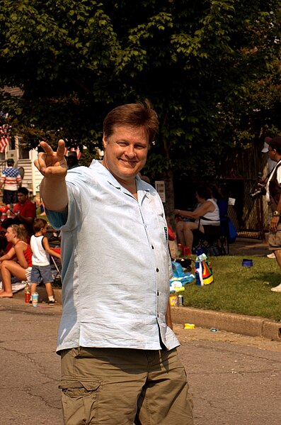 File:Kevin Zeese Marching in Dundalk Fourth of July Parade.jpg