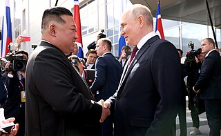 <span class="mw-page-title-main">2023 North Korea–Russia summit</span> Meeting of Kim Jong Un and Vladimir Putin at Vostochny Cosmodrome