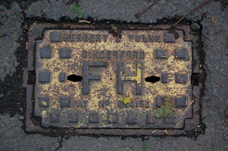 File:Kington 26 - Herbert & Young fire hydrant cover.JPG