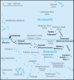 Atoll im nördlichen teil der cookinseln