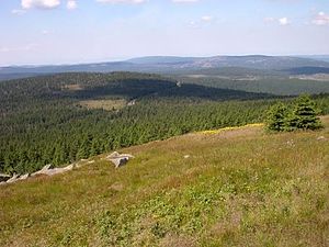 View from the Brocken to the Königsberg