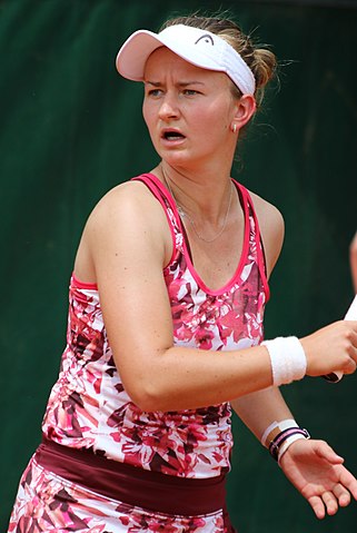 Barbora Krejčíková was part of the winning women's doubles title in 2022.