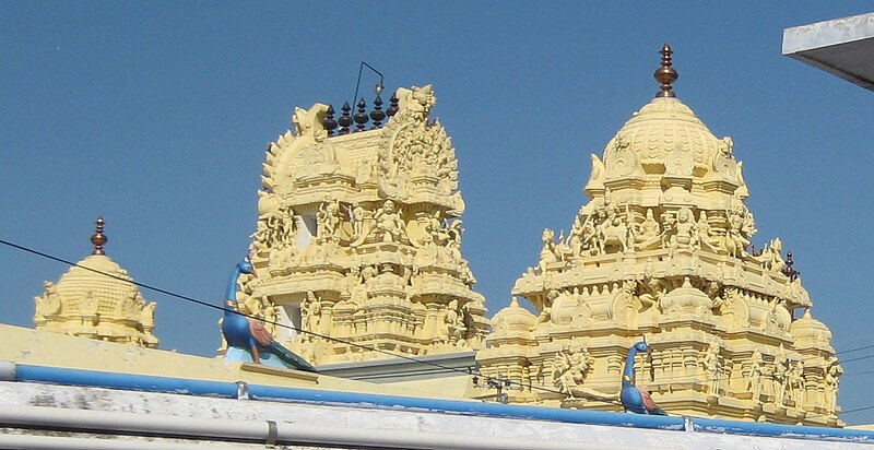 File:Kumarakottam Temple towers.jpg