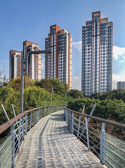 Apartment blocks in Kunshan