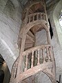 Escalier à vis du clocher (XVIIe siècle)- La Ferté-Loupière - Yonne - France