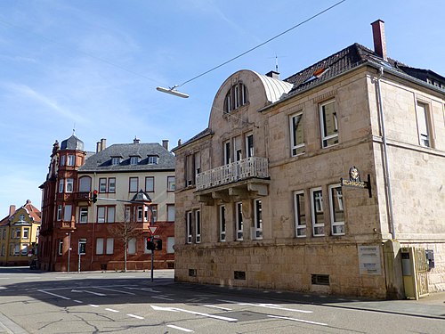 Ostring architecture, corner Martin-Luther-Strasse 46