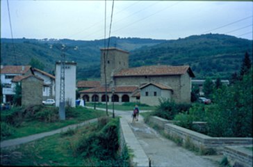 iglesia / Kirche / Church San Nicolas de / in Larrasoaina / Navarra